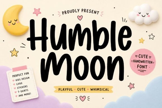 Humble Moon Font